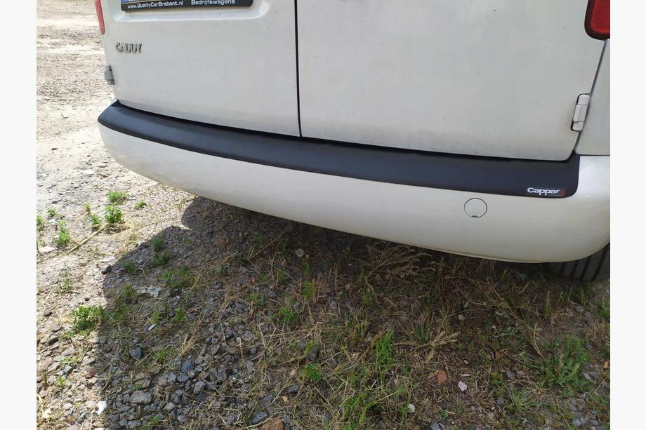 Volkswagen Caddy 2010–2015 RVS-look achterbumperbeschermer (ABS) Image