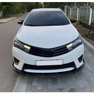 Voorbumper lipspoiler LIP (zwart) Toyota Corolla 2013–2019 foto 2