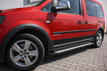 Volkswagen Caddy 2010–2015 Set sierlijsten en wielkastverbreders Lange wielbasis foto 1