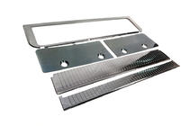 Toyota Land Cruiser 200 2007–2021 Set inlegstukken (donker geborsteld aluminium) foto 8