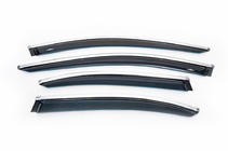 Mercedes E-class W213 2016–2023 Raamwindschermen met chroomstrip SD (4 st., HIC) foto 2