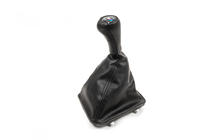 BMW 5 Serie E34 1988–1995 Pookhoes + versnellingspookknop OEM 5-bak (kunstleer) foto 1