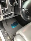 Toyota Sequoia 2007–2022 Polyurethaan automatten, 3 rijen (EVA, zwart) foto 6