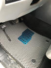 Toyota Sequoia 2007–2022 Polyurethaan automatten, 3 rijen (EVA, zwart) Middenrij – doorgang foto 8