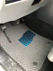 Toyota Sequoia 2007–2022 Polyurethaan automatten, 3 rijen (EVA, zwart) foto 8