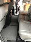 Toyota Sequoia 2007–2022 Polyurethaan automatten, 3 rijen (EVA, zwart) Middenrij – doorgang foto 16