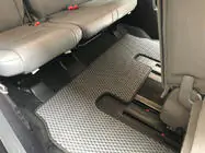 Toyota Sequoia 2007–2022 Polyurethaan automatten, 3 rijen (EVA, zwart) foto 19