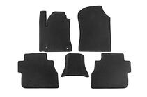 Toyota Sequoia 2007–2022 Polyurethaan automatten, 3 rijen (EVA, zwart) Middenrij – doorgang foto 23