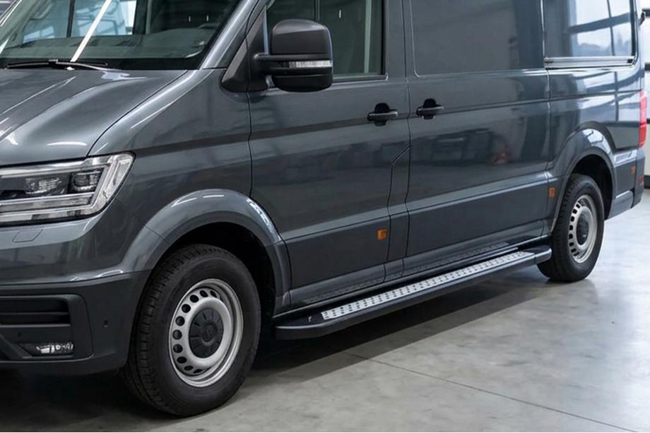Man TGE 2017– Side steps New Vision Black (2 stuks, aluminium) Lang/Extra lang Image