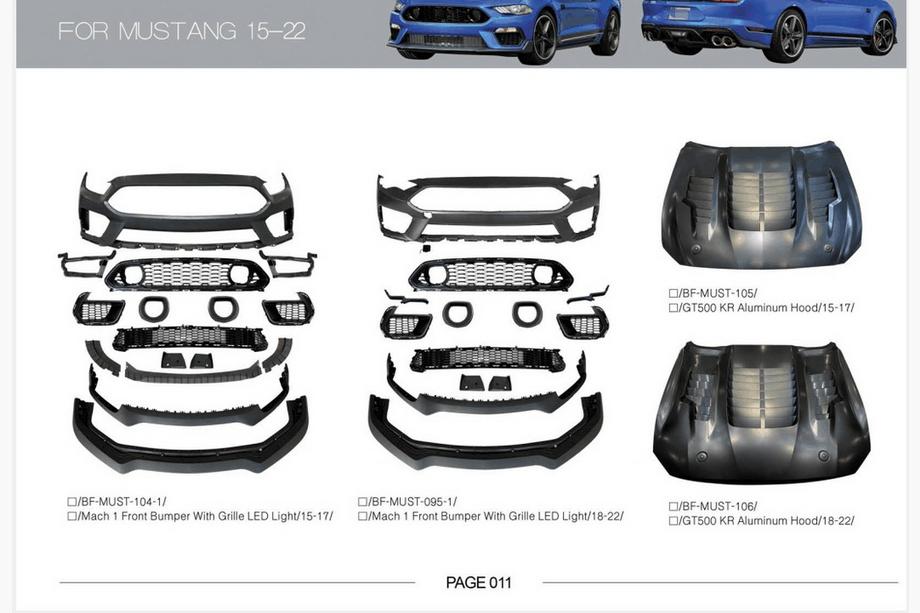 Ford Mustang 2015–2023 Bodykit set Image