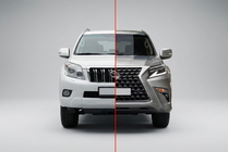 Toyota Land Cruiser Prado 150 2009–2023 Facelift kit voor Lexus GX460 2020 foto 1
