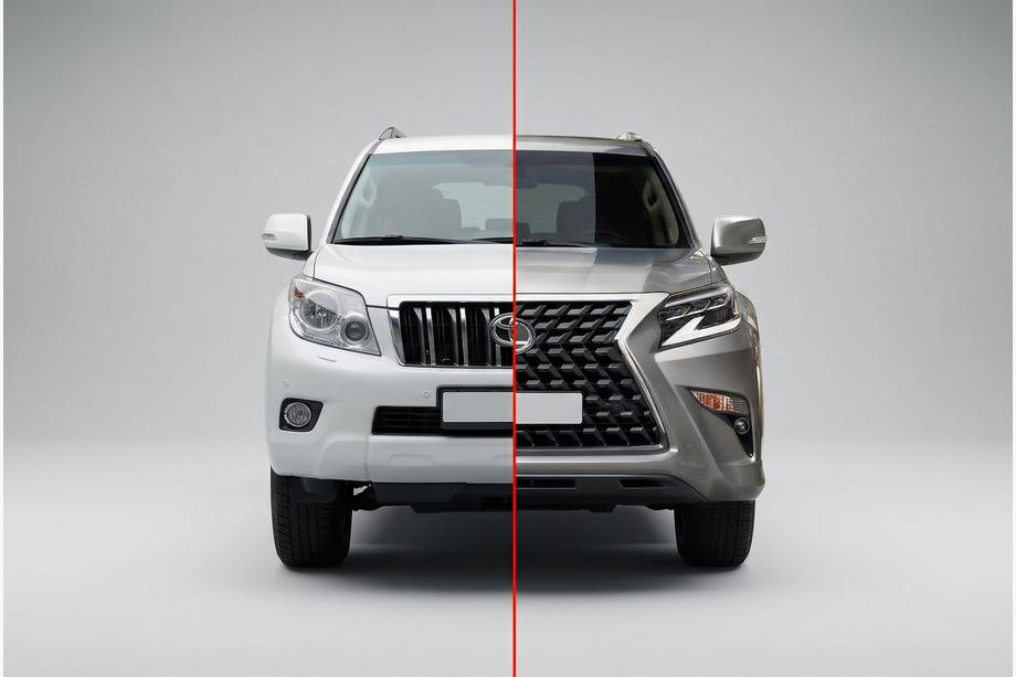 Toyota Land Cruiser Prado 150 2009–2023 Facelift kit voor Lexus GX460 2020 Image
