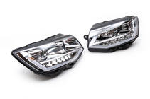 Volkswagen T6 2015–2024 Koplampen met LED-verlichting 2015-2019 (Silver, 2 stuks) foto 3