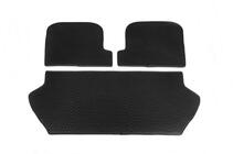 Volvo XC90 2002–2014 3-delige kofferbakmat (EVA, zwart) foto 7