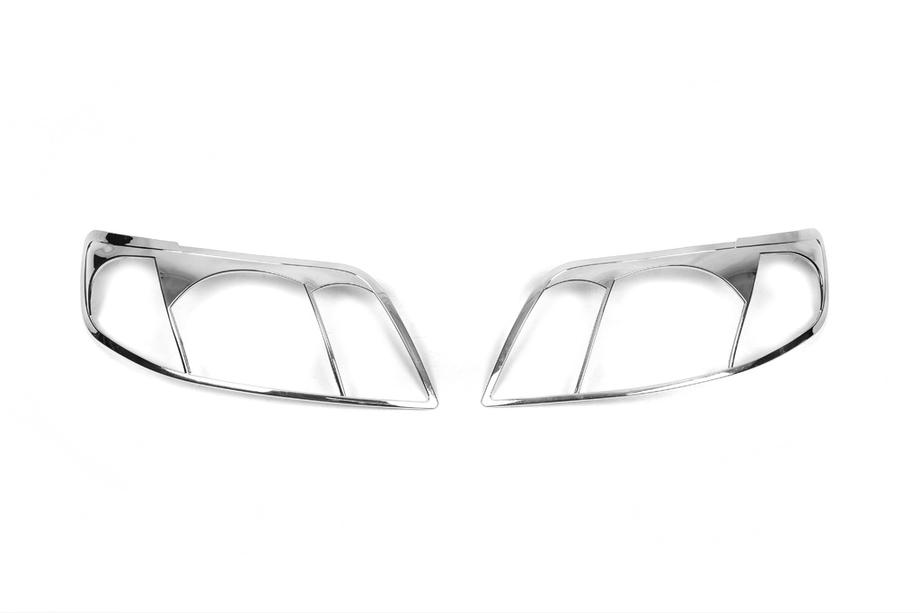 Toyota Corolla 2002–2007 Chromen koplamplijsten (2004-2006, 2 stuks, kunststof) Image