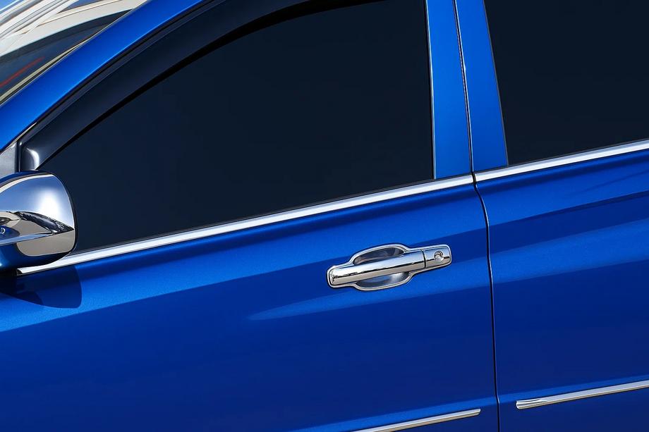 SsangYong Action 2005–2018 Raamlijsten voor zijruiten PickUp (4 stuks, RVS) Image
