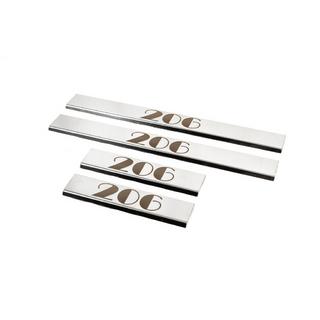 Carmos instaplijsten RVS (4 stuks)