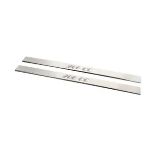 Carmos instaplijsten (2 stuks, RVS)