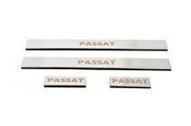 Volkswagen Passat B5 1997–2005 Carmos dorpellijsten (set 4 stuks, RVS) foto 5