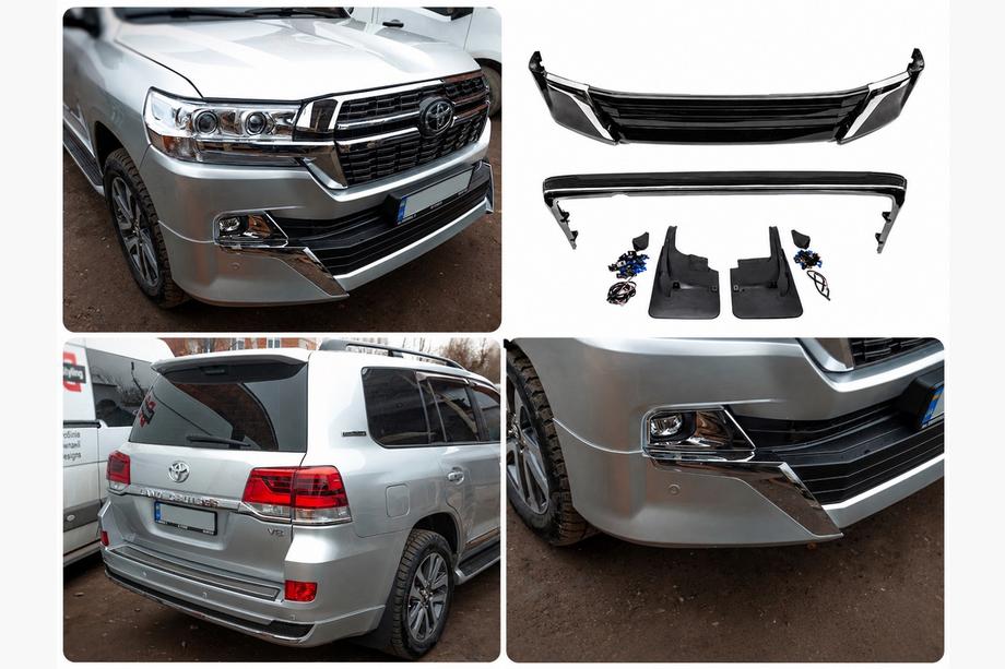 Toyota Land Cruiser 200 2007–2021 Bodykit set 2016-2021 (Executive 2021) Witte kleur Image