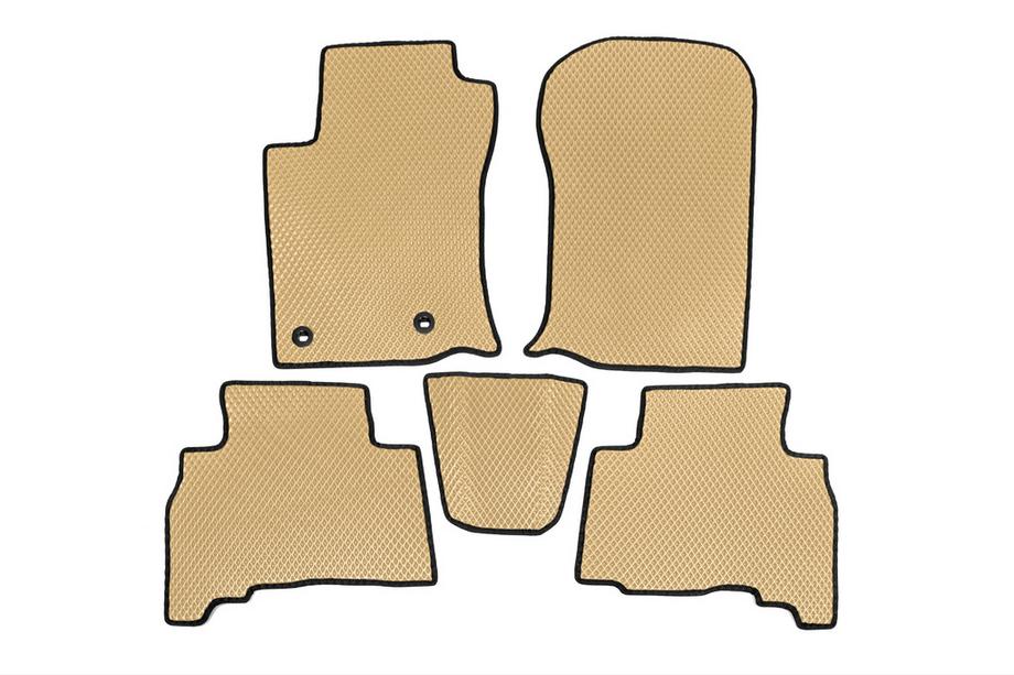 Toyota Land Cruiser Prado 150 2009–2023 EVA automatten (beige) 7-zits, 2009-2013 Image