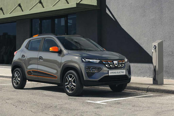 Seriemodel van de Dacia Spring Electric beleeft première