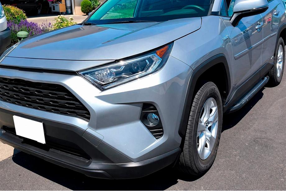 Toyota Rav 4 2019–2025 OEM V2B side steps (2 stuks, aluminium) Foto 6