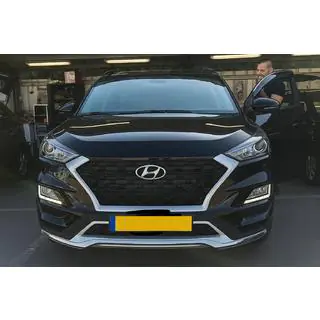 Voor- en achterlipspoilers 2019+ (2 stuks) Hyundai Tucson TL 2016–2021 foto 4