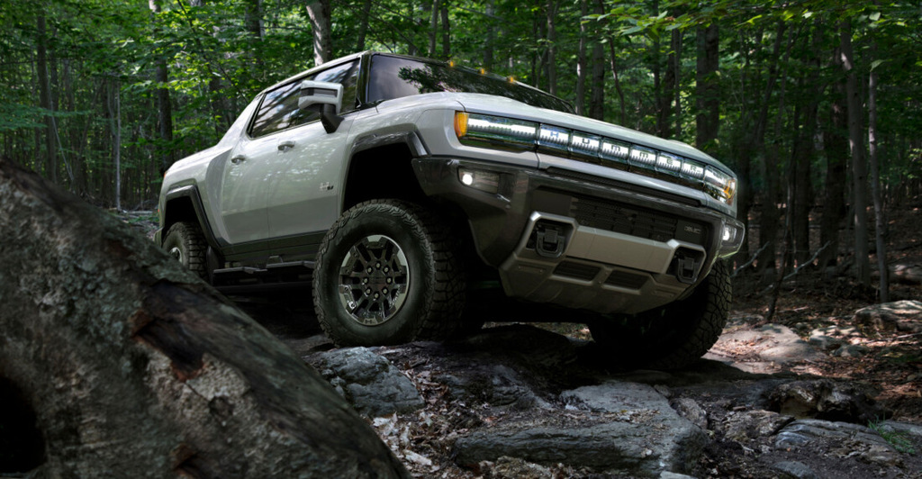 Elektrische Hummer EV-pick-up: autopilot, crab mode en 1000 pk