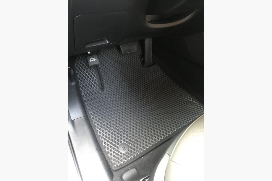Hyundai Santa Fe 3 2012–2018 Vloermatten voor 5 zitplaatsen (EVA, zwart) Foto 3