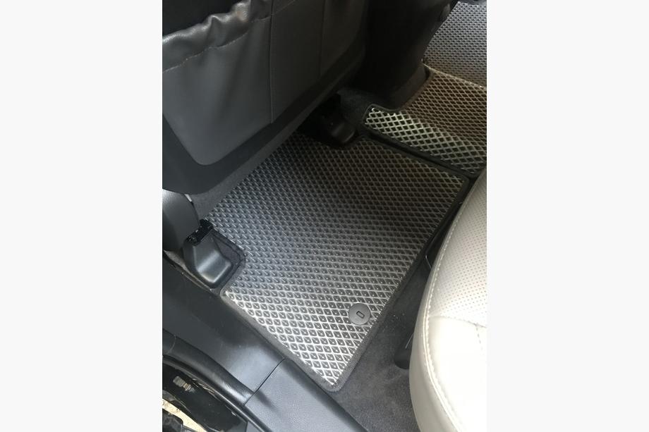 Hyundai Santa Fe 3 2012–2018 Vloermatten voor 5 zitplaatsen (EVA, zwart) Foto 5