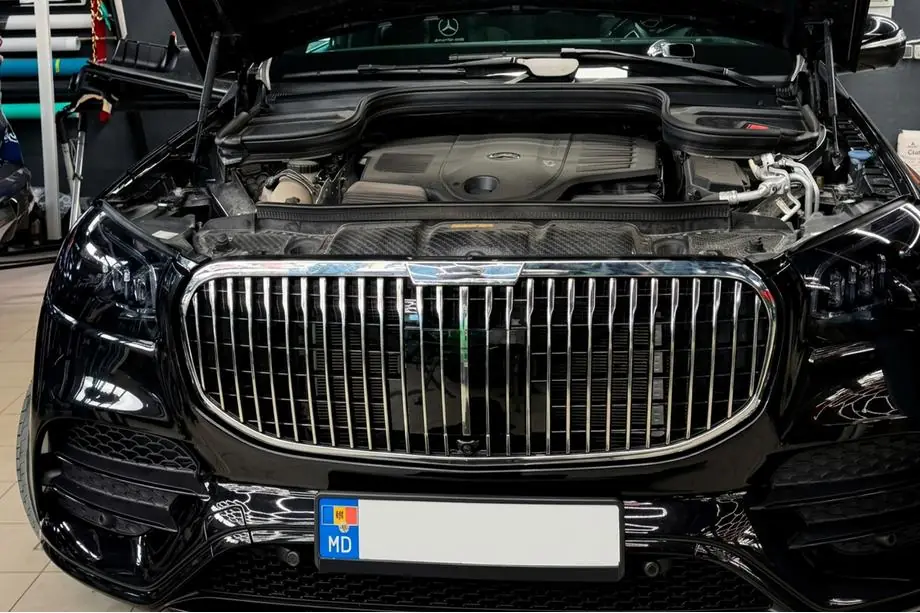 Mercedes GLS X167 2019– Voorgrille 2019-2023 (Maybach) Foto 4