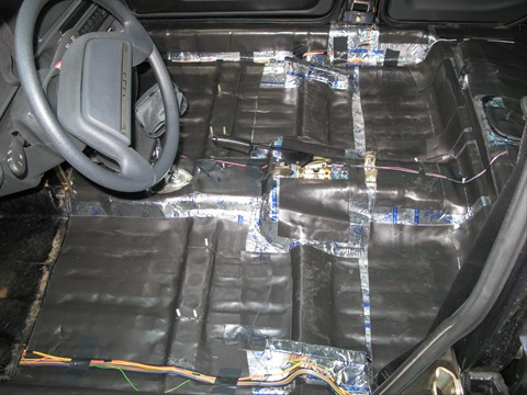 Vloergeluidisolatie VAZ 2115 zelf aanbrengen