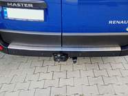 Nissan NV400 2010–2024 RVS beschermplaat achterbumper foto 9