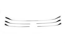 Volkswagen T6 2015–2024 Chroom grille sierlijsten 2019+ (5 stuks, RVS) OmsaLine - Italiaans roestvrij staal foto 2