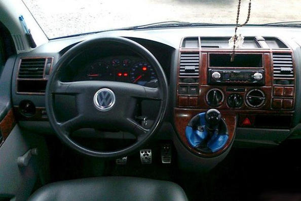 Interieurtuning voor Volkswagen T5 Multivan en dashboardcovers