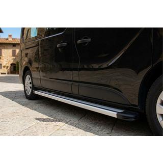 Side steps Maya V4 (2 st., aluminium) Opel Vivaro 2015–2019 foto 1
