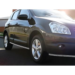 Dubbele sidebars (2 stuks, RVS) Nissan Qashqai 2007–2010 foto 3