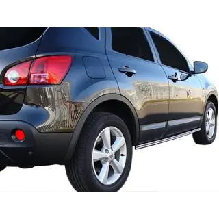 Dubbele sidebars (2 stuks, RVS) Nissan Qashqai 2010–2014 foto 2