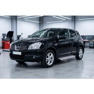 Side steps Maya Red-Grey (2 st., aluminium) Nissan Qashqai 2007–2010 foto 1