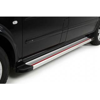 Side steps Maya Red-Grey (2 st., aluminium) foto 1