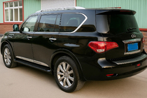 Nissan Patrol Y62 2010–2024 Deurlijsten (4 stuks, chroom) foto 1