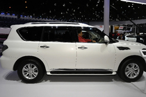Nissan Patrol Y62 2010–2024 Deurlijsten (4 stuks, chroom) foto 4