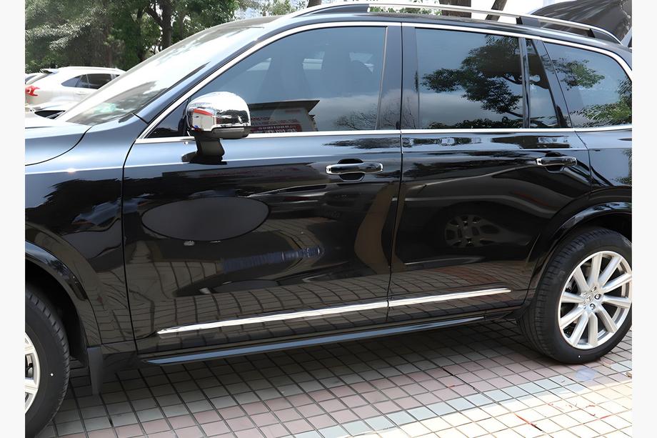 Volvo XC90 2002–2014 Deurlijsten (set 4 stuks, RVS) Image