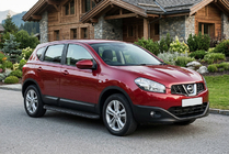Nissan Qashqai 2010–2014 Tayga Black zijtreden (set van 2, aluminium) foto 1