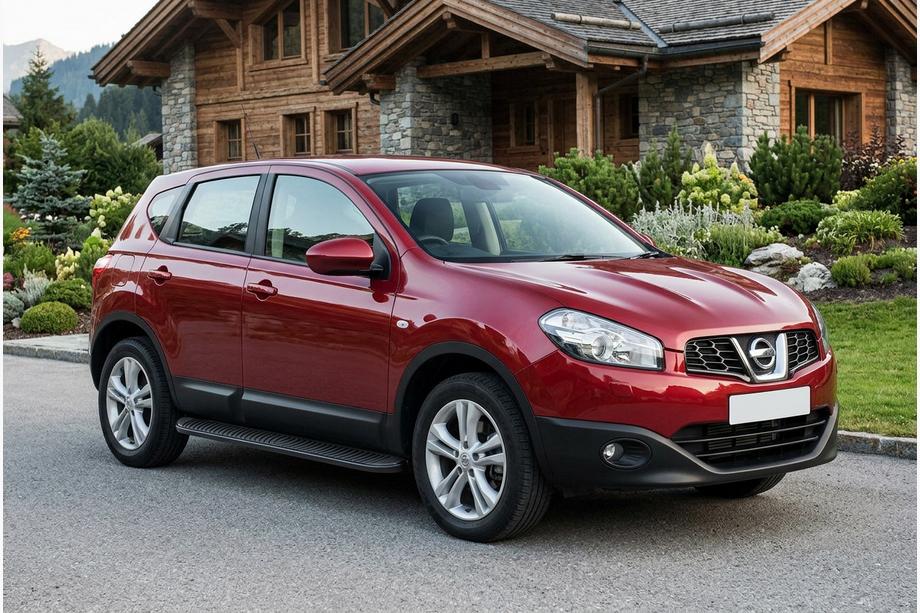 Nissan Qashqai 2010–2014 Tayga Black zijtreden (set van 2, aluminium) Image