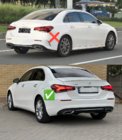 Mercedes A-Klasse W177 2018– Spatlappen Premium Sedan (voor Base, 4 stuks) foto 3
