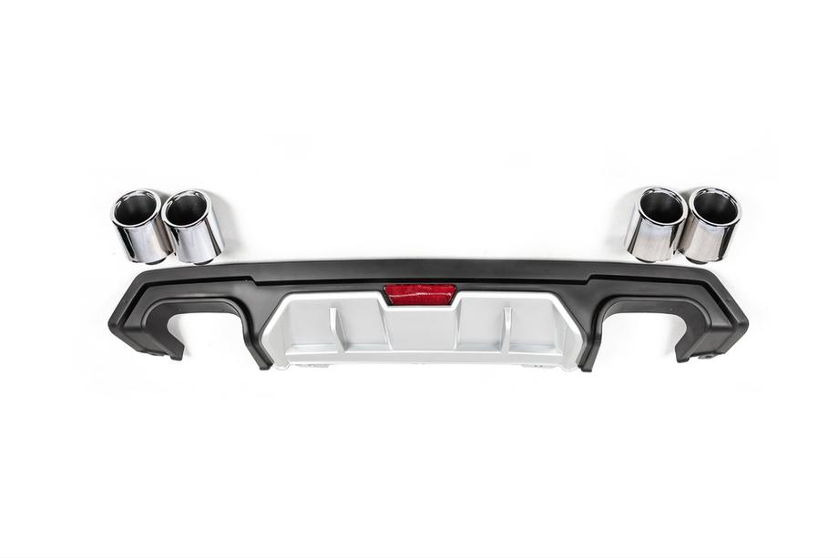Honda Civic Sedan X 2016–2021 Achterbumper diffuser (Niken, spuitklaar) Image