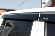 Volkswagen Amarok 2010–2022 Raamwindschermen met chromen sierlijst (set van 4, Niken) foto 5
