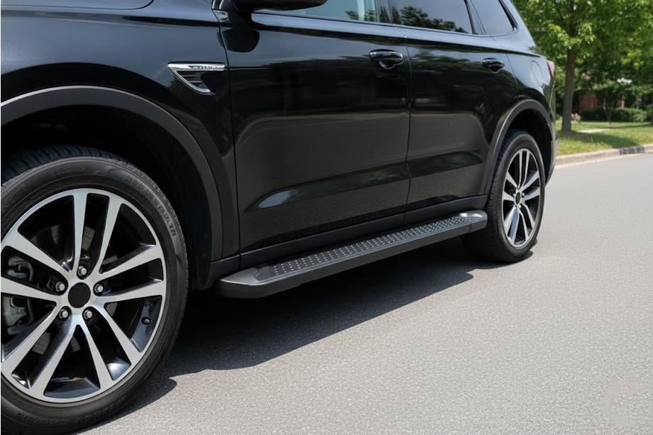 Acura MDX 2013–2020 Allmond Black side steps (2 st., aluminium) Image